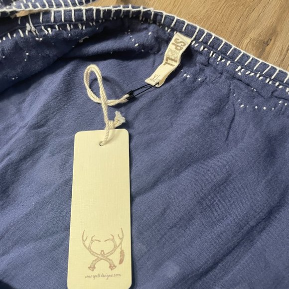 sold ~ SPELL Folklore Sundress Navy blue XL 10 12 Spell & the Gypsy Collective - Picture 10 of 13